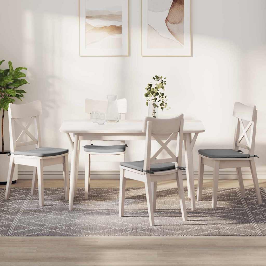 Zitkussens 4 pcs Wolkengrijs 40 x 40 x 3 cm Stof is nu te koop bij PeponiXL, paradijselijk wonen!