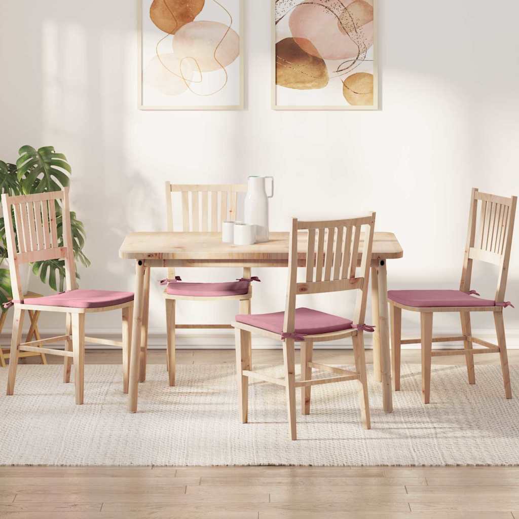 Zitkussens 4 pcs Roze 40 x 40 x 3 cm Fluweel is nu te koop bij PeponiXL, paradijselijk wonen!