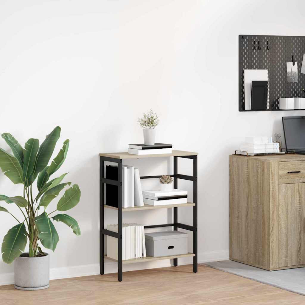 Boekenkast Sonoma Eiken 60 x 29,5 x 81 cm Bewerkt hout is nu te koop bij PeponiXL, paradijselijk wonen!