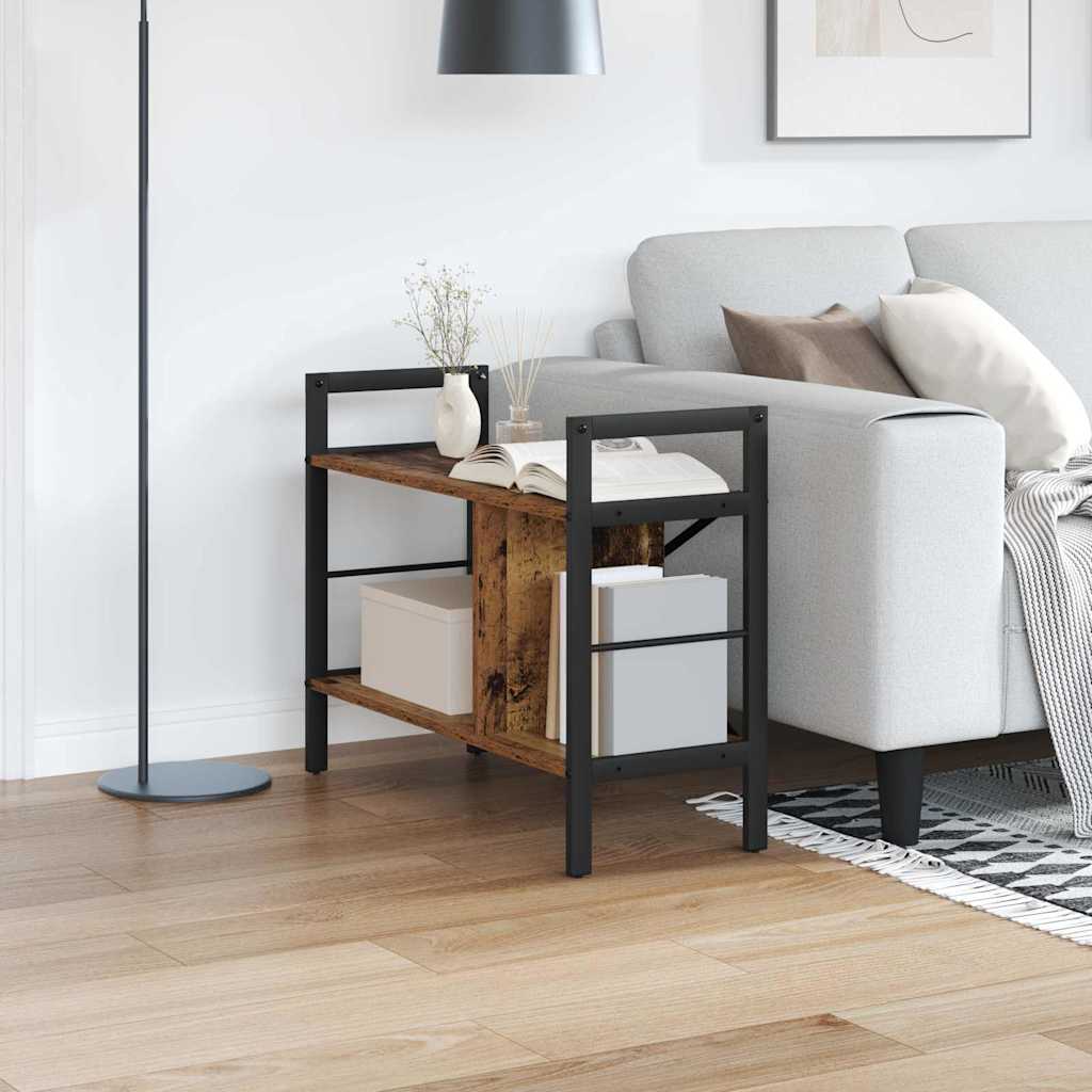 Boekenkast Oud Hout 75 x 30 x 58,5 cm Bewerkt hout is nu te koop bij PeponiXL, paradijselijk wonen!