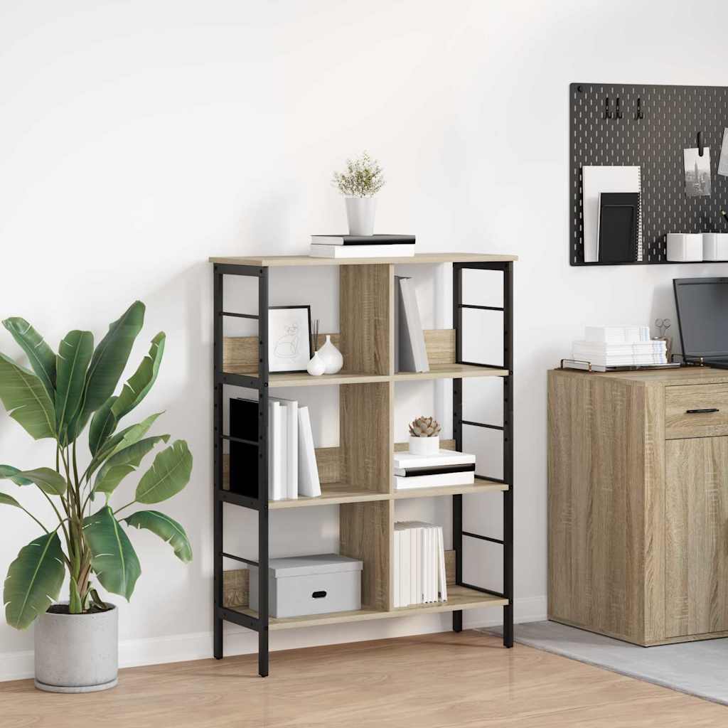 Boekenkast Sonoma Eiken 82 x 32 x 112 cm Bewerkt hout is nu te koop bij PeponiXL, paradijselijk wonen!