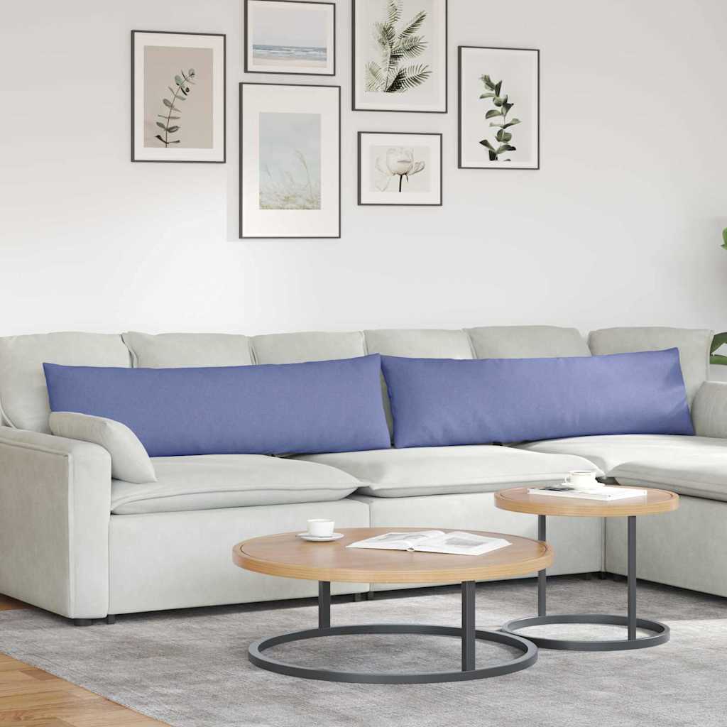 Sofa Kussens 2 pcs Jeans Blauw 145 x 40 cm Stof is nu te koop bij PeponiXL, paradijselijk wonen!