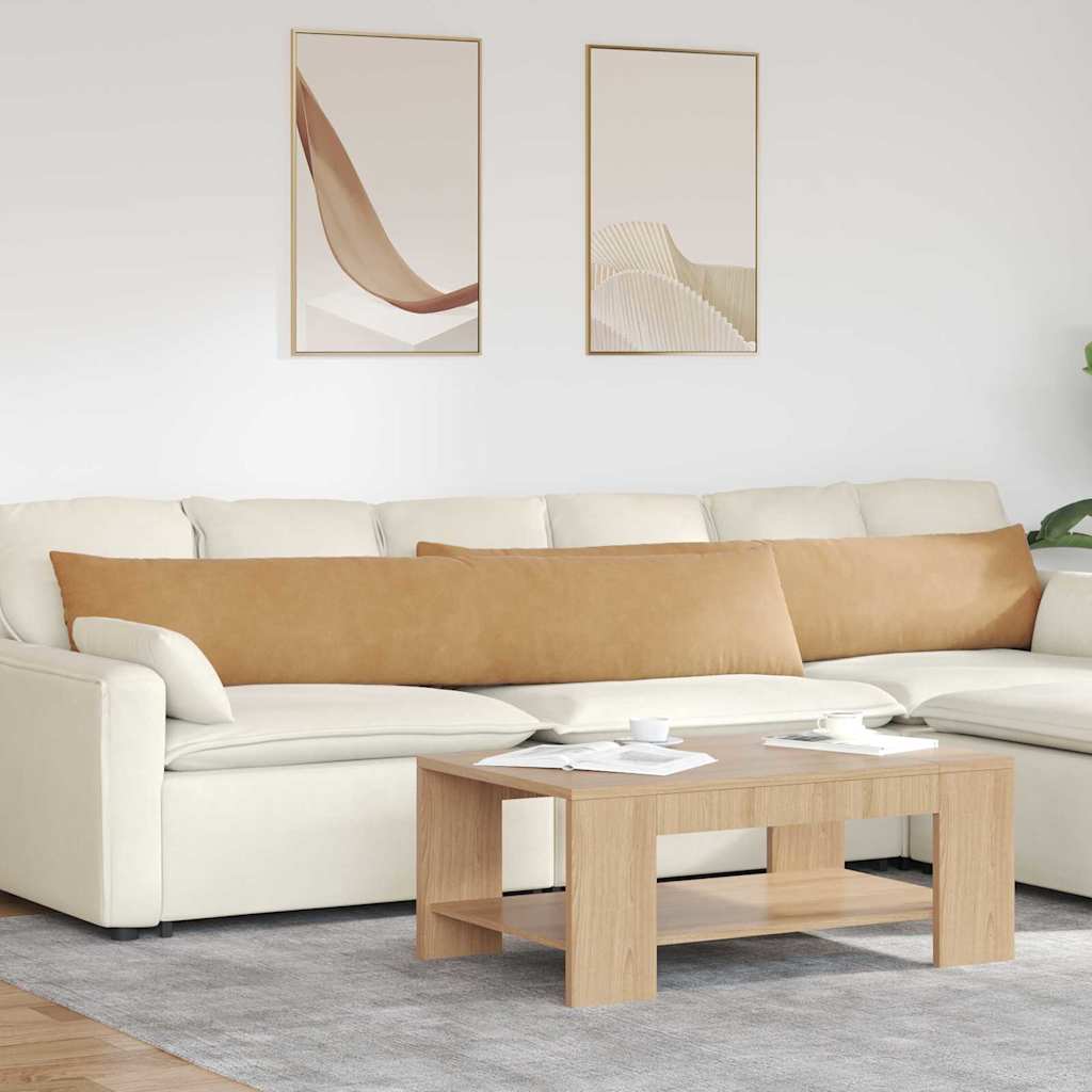 Sofa Kussens 2 stuks Bruin 200 x 40 cm Cordstof is nu te koop bij PeponiXL, paradijselijk wonen!