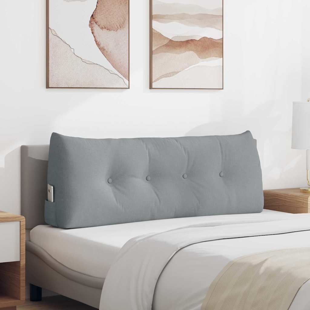 Rugkussen Lichtgrijs 120 x 24 x 50 cm Stof is nu te koop bij PeponiXL, paradijselijk wonen!