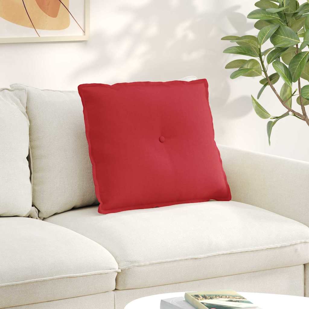 Rugkussen Rood 60 x 19 x 50 cm Stof is nu te koop bij PeponiXL, paradijselijk wonen!