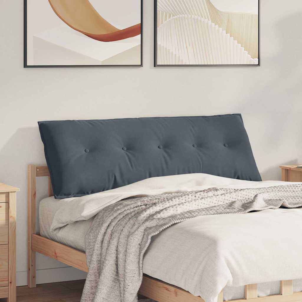 Rugkussen Donkergrijs 140 x 50 cm Cordstof is nu te koop bij PeponiXL, paradijselijk wonen!