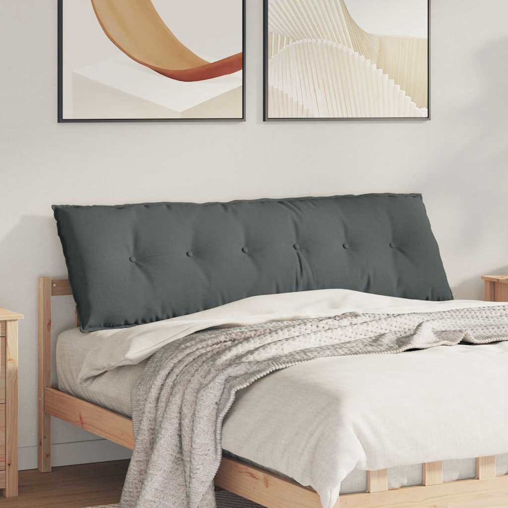 Rugkussen Donkergrijs 160 x 19 x 50 cm Stof is nu te koop bij PeponiXL, paradijselijk wonen!