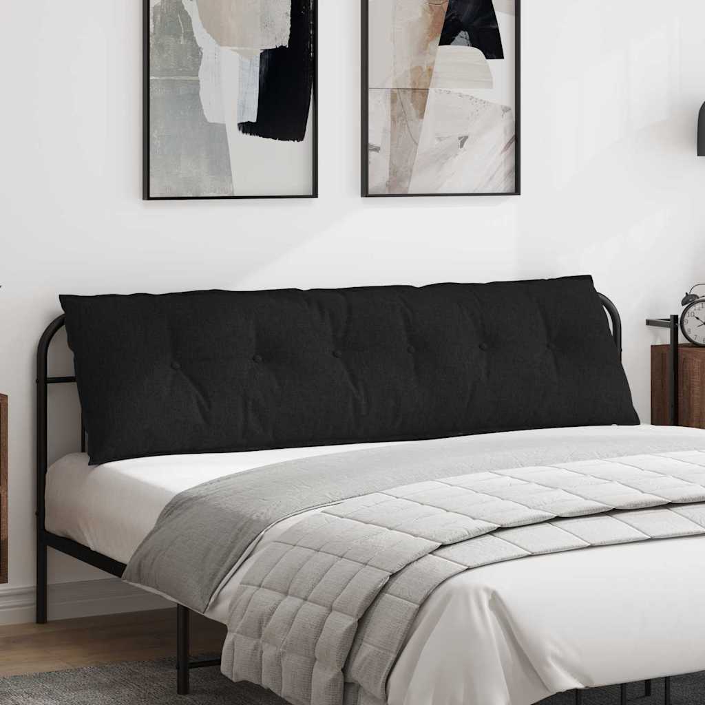 Rugkussen Zwart 180 x 19 x 50 cm Stof is nu te koop bij PeponiXL, paradijselijk wonen!