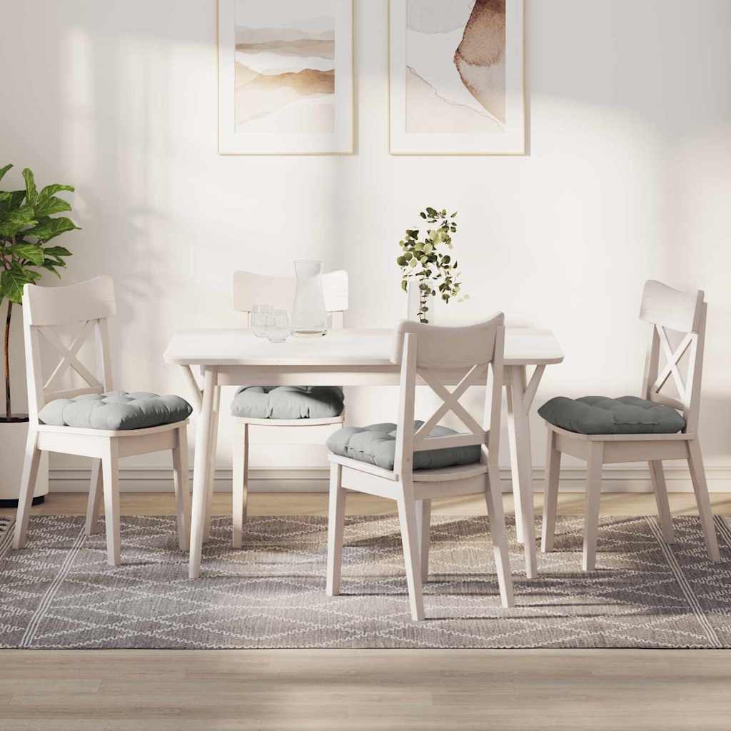 Zitkussens 4 pcs Lichtgrijs 45 x 45 cm Microvezel Stof is nu te koop bij PeponiXL, paradijselijk wonen!