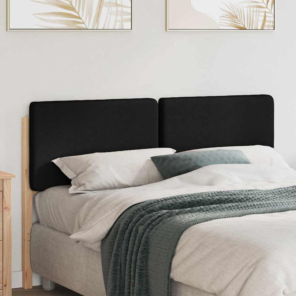 Gestoffeerd hoofdbord Bruin en zwart 140 cm Massief grenenhout is nu te koop bij PeponiXL, paradijselijk wonen!