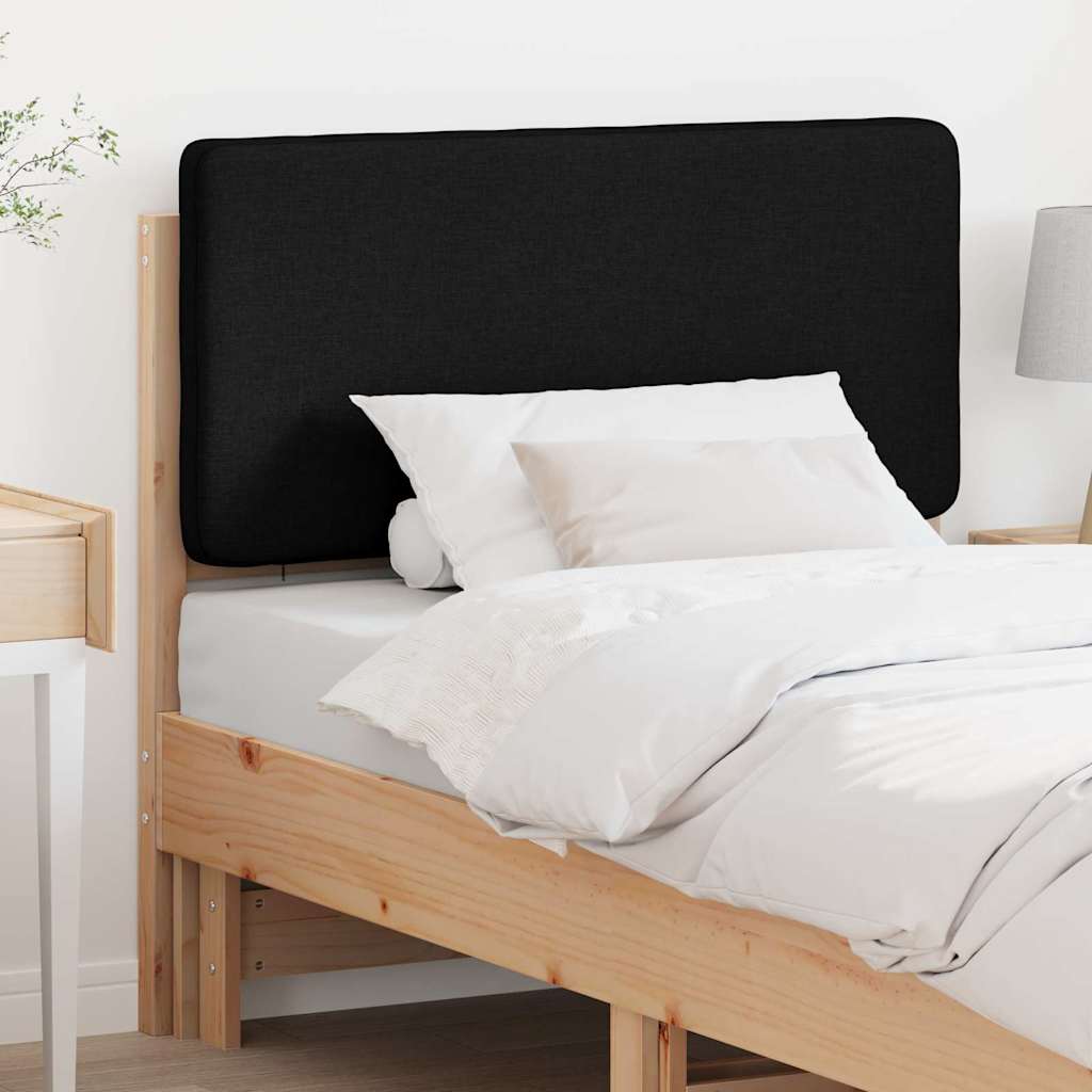 Gestoffeerd hoofdbord Bruin en zwart 90 cm Massief grenenhout is nu te koop bij PeponiXL, paradijselijk wonen!