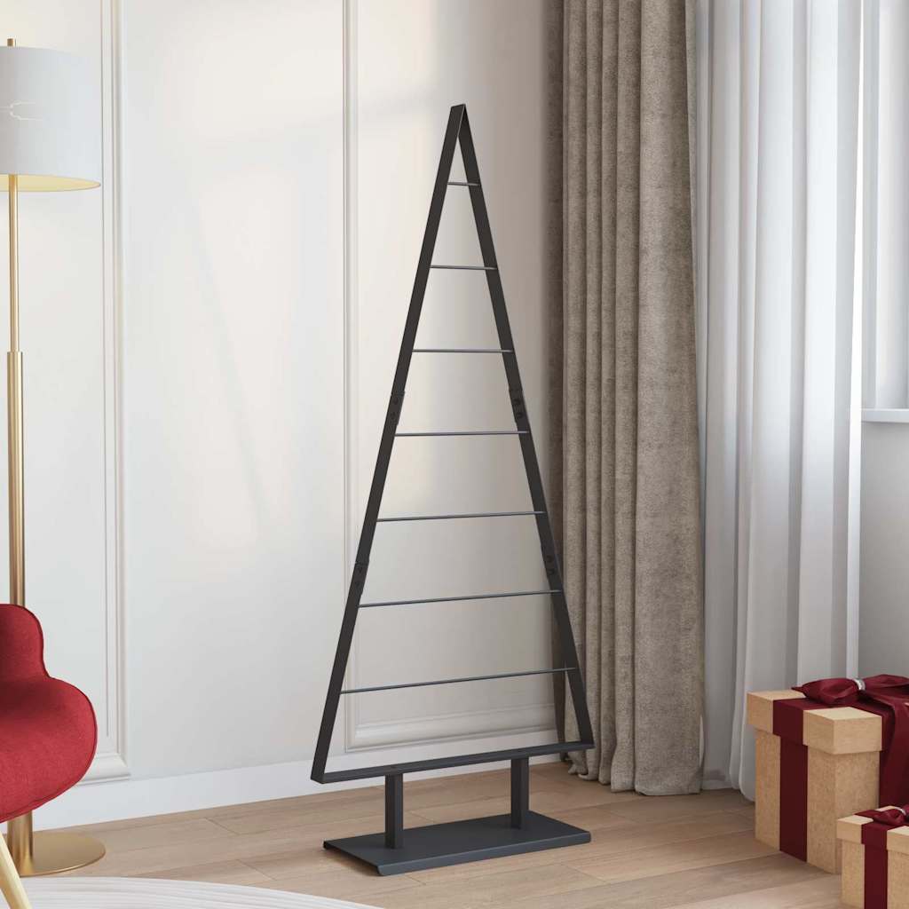 Metalen kerstboom met standaard Zwart 150 cm Staal is nu te koop bij PeponiXL, paradijselijk wonen!