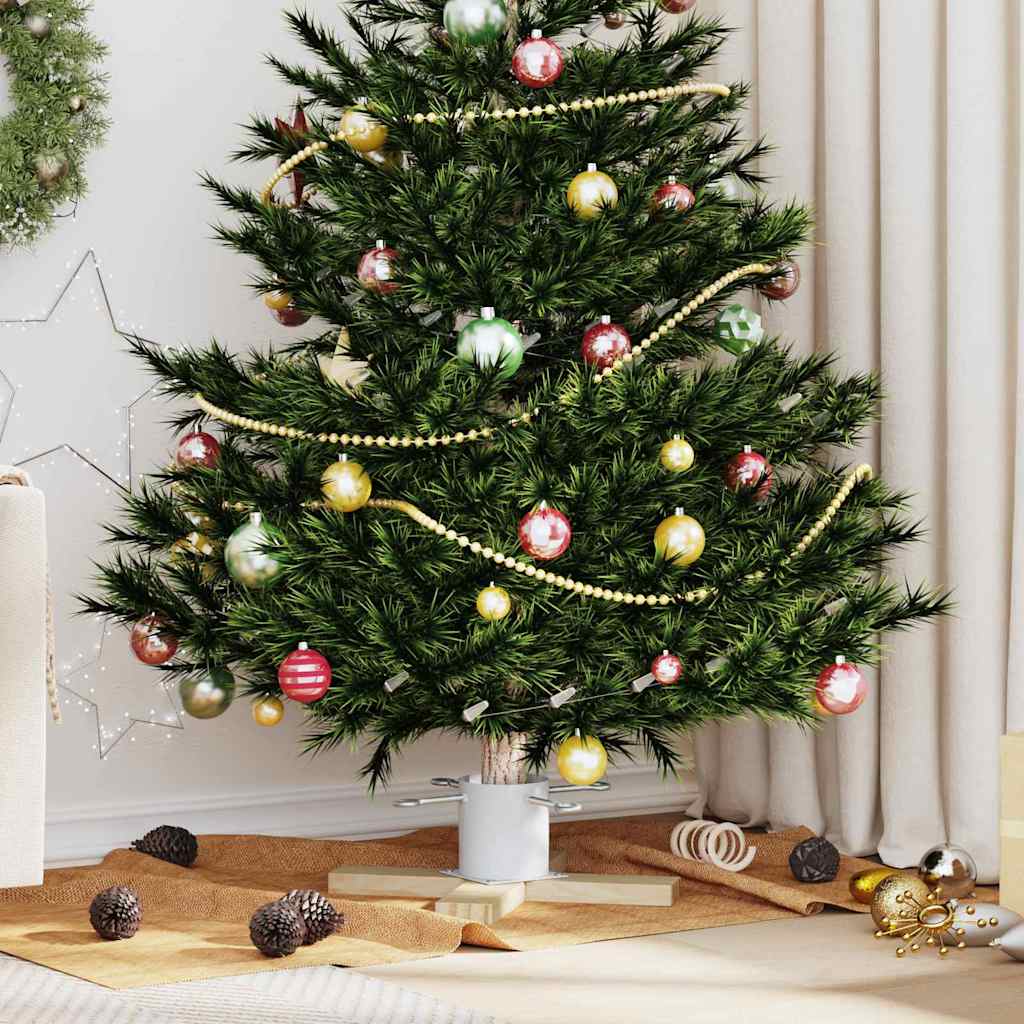 Kerstboomstandaard Wit 50 x 50 x 16 cm Massief grenenhout is nu te koop bij PeponiXL, paradijselijk wonen!