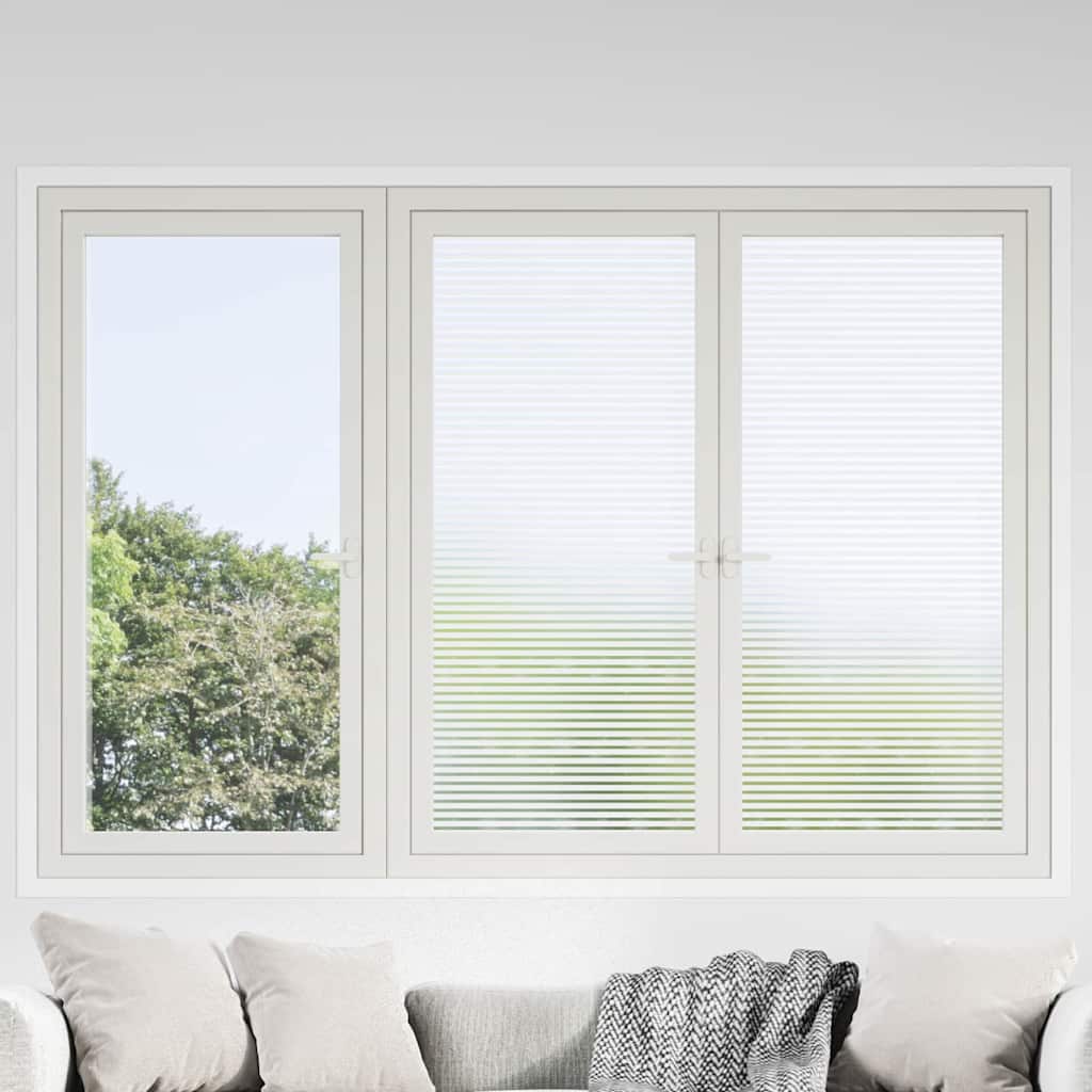 Zelfklevende Raamfolie Gesatineerde strepen 60 x 1000 cm PVC is nu te koop bij PeponiXL, paradijselijk wonen!