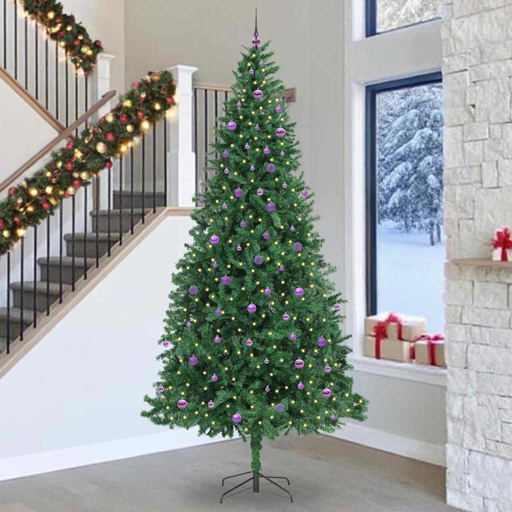 Kunstkerstboom Groen 300 cm PVC en Metaal en Plastic is nu te koop bij PeponiXL, paradijselijk wonen!