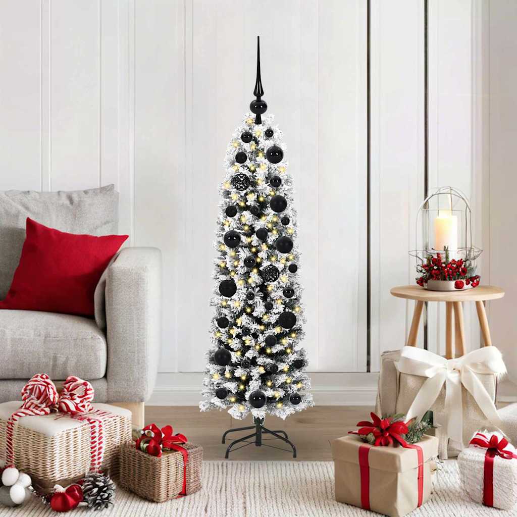Kunstkerstboom Groen 120 cm PVC en Staal en Kunststof is nu te koop bij PeponiXL, paradijselijk wonen!