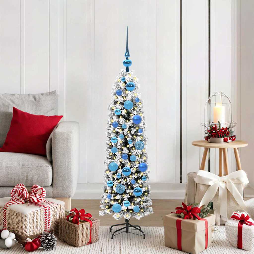 Kunstkerstboom Groen 120 cm PVC en Staal en Kunststof is nu te koop bij PeponiXL, paradijselijk wonen!