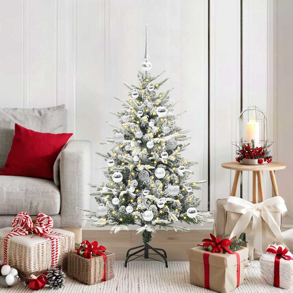 Artificial Pre-lit Kerstboom met Ballenset Groen 120 cm is nu te koop bij PeponiXL, paradijselijk wonen!