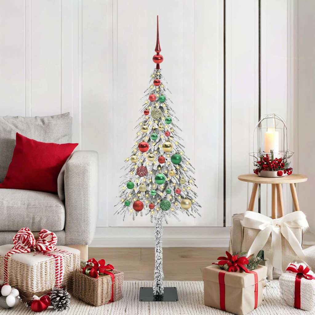 Kerstboom met 150 LED met standaard Wit 120 cm PE en staal is nu te koop bij PeponiXL, paradijselijk wonen!