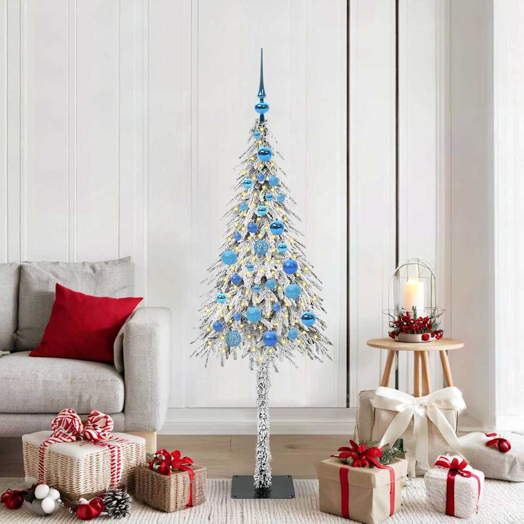 Kerstboom met 150 LED met standaard Wit 150 cm PE en staal is nu te koop bij PeponiXL, paradijselijk wonen!