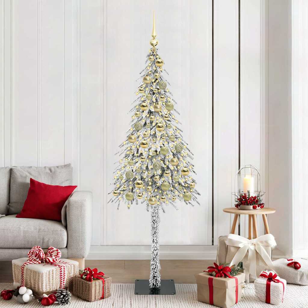 Kerstboom met 300 LED met standaard Wit 180 cm PE en staal is nu te koop bij PeponiXL, paradijselijk wonen!
