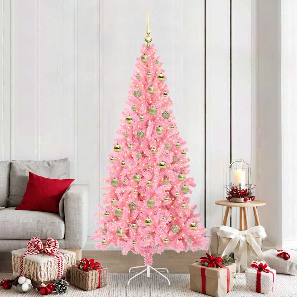 Kerstboom Roze 210 cm PVC is nu te koop bij PeponiXL, paradijselijk wonen!