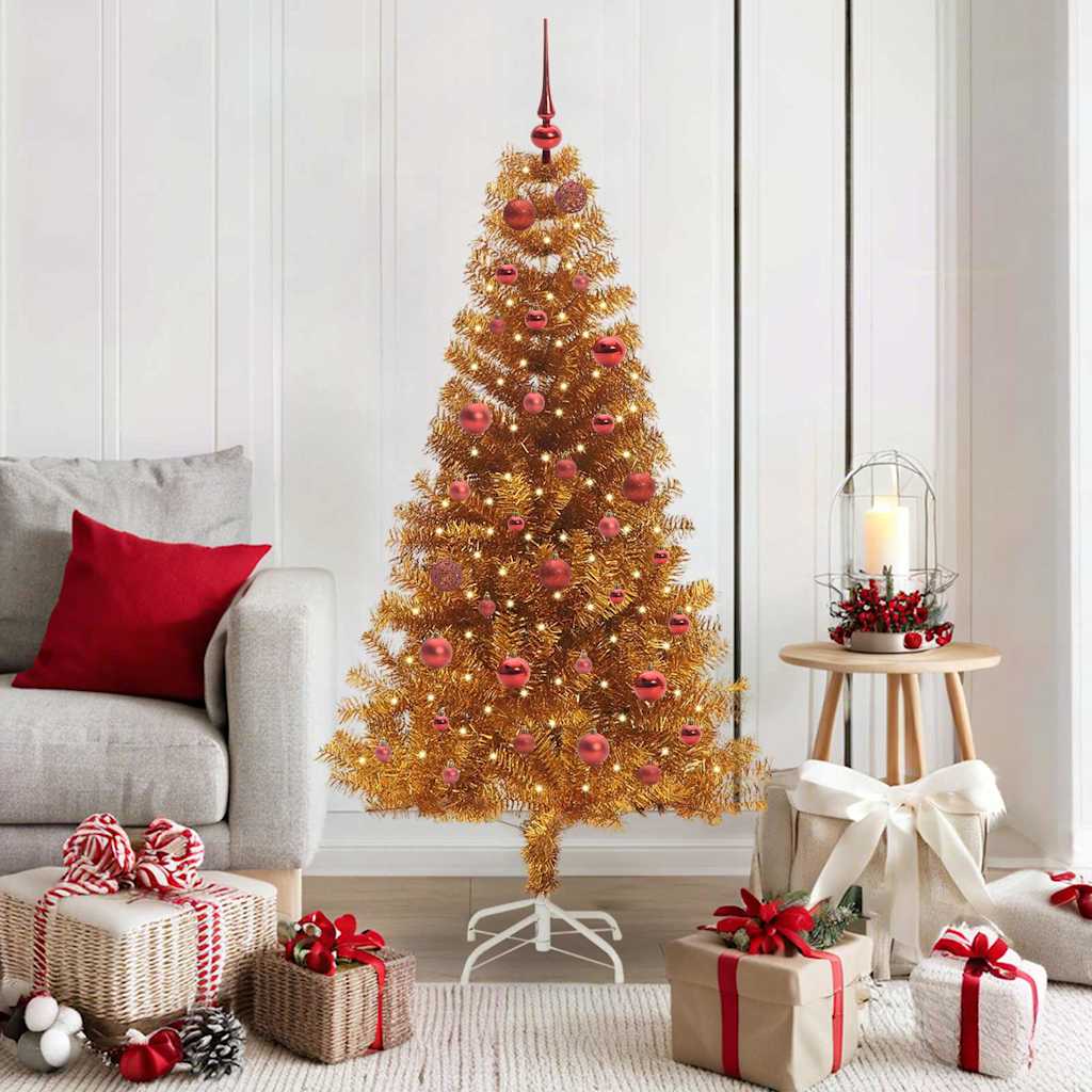 Kerstboom Goud 150 cm PET is nu te koop bij PeponiXL, paradijselijk wonen!