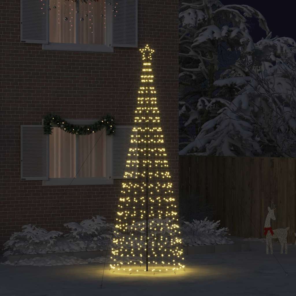 LED Kerstboom EKENAS 400 cm 800 LED's Warmwit Staal Goud is nu te koop bij PeponiXL, paradijselijk wonen!