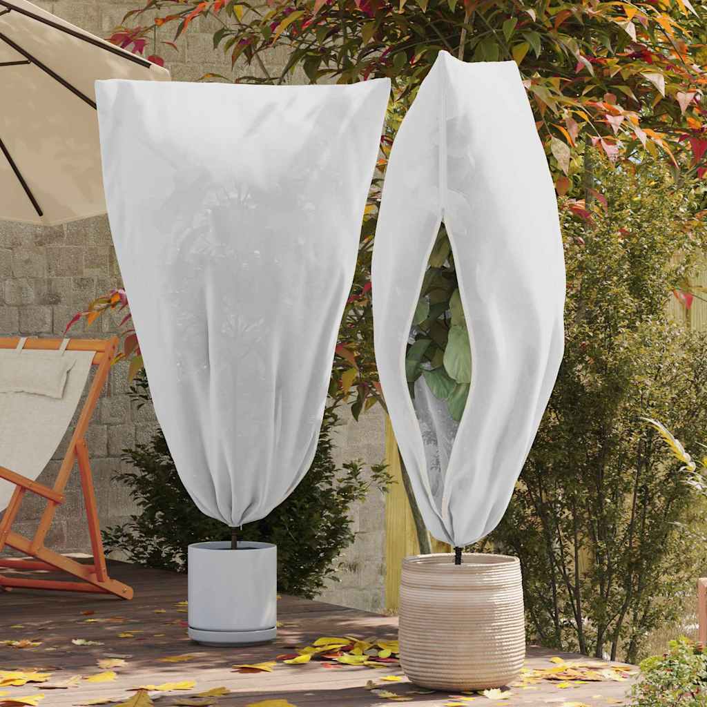 Vorstbescherming Plantenfleece Covers 5 pcs Wit 1,55 x 1 m is nu te koop bij PeponiXL, paradijselijk wonen!