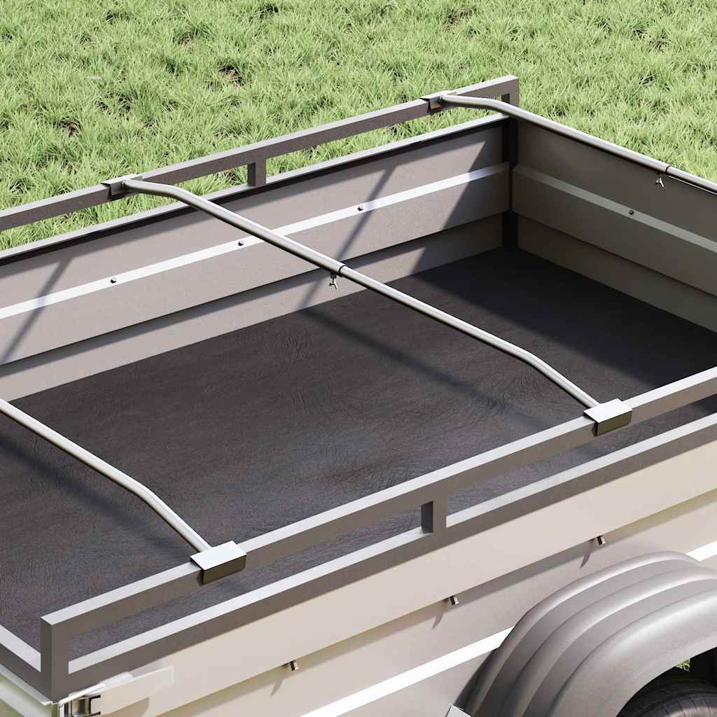 Zeildoekbevestiging voor aanhangwagens 4 st zilver 102-155 cm is nu te koop bij PeponiXL, paradijselijk wonen!