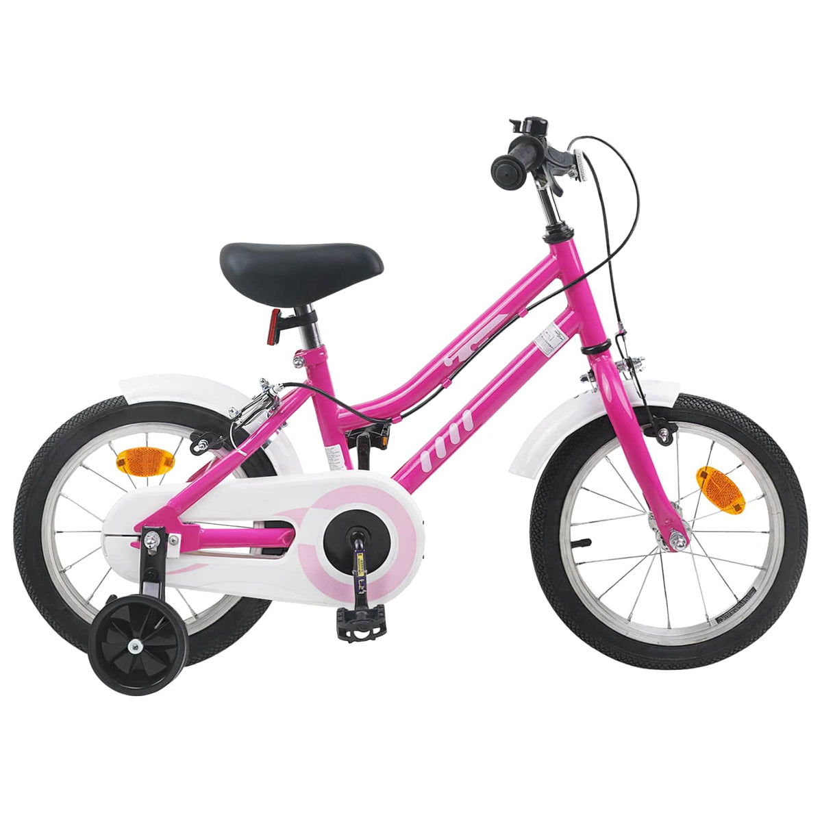 Kinderfiets 16 Inch voor 4-6 jaar oud Roze Wit is nu te koop bij PeponiXL, paradijselijk wonen!