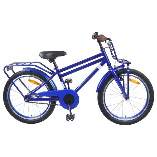 Kinderfiets 20 Inch voor 6-11 jaar oud Donkerblauw is nu te koop bij PeponiXL, paradijselijk wonen!