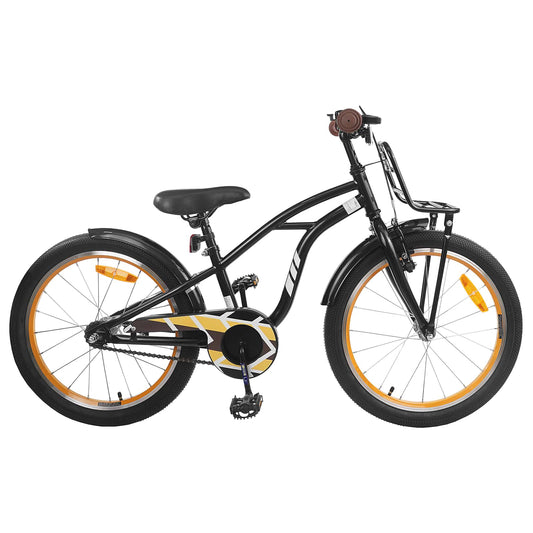 Kinderfiets 20 Inch voor 6-11 jaar oud Zwart is nu te koop bij PeponiXL, paradijselijk wonen!