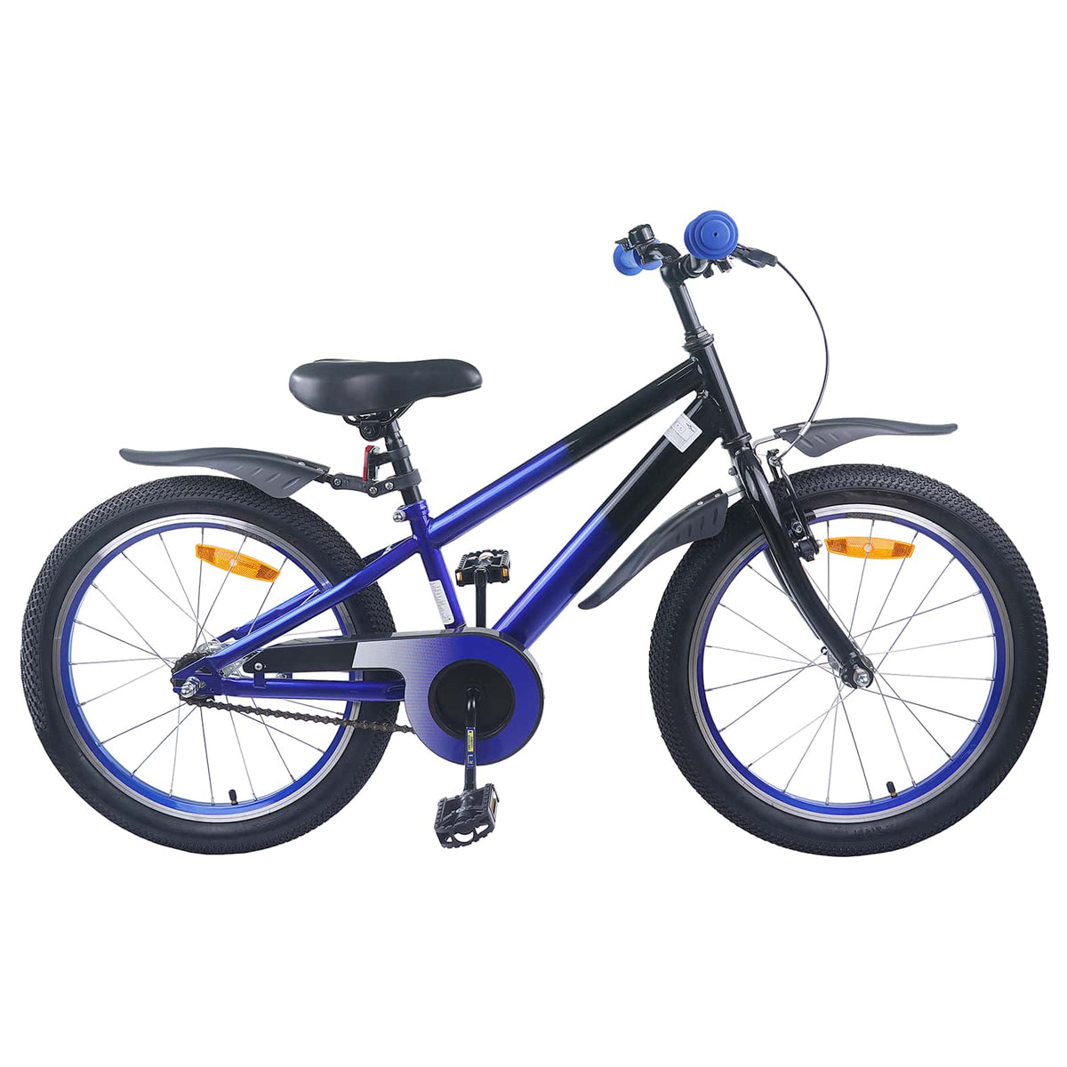 Kinderfiets 20 Inch voor 6-11 jaar oud Blauw Zwart is nu te koop bij PeponiXL, paradijselijk wonen!