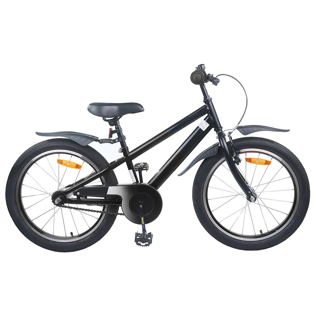 Kinderfiets 18 Inch voor 5-7 jaar Zwart is nu te koop bij PeponiXL, paradijselijk wonen!