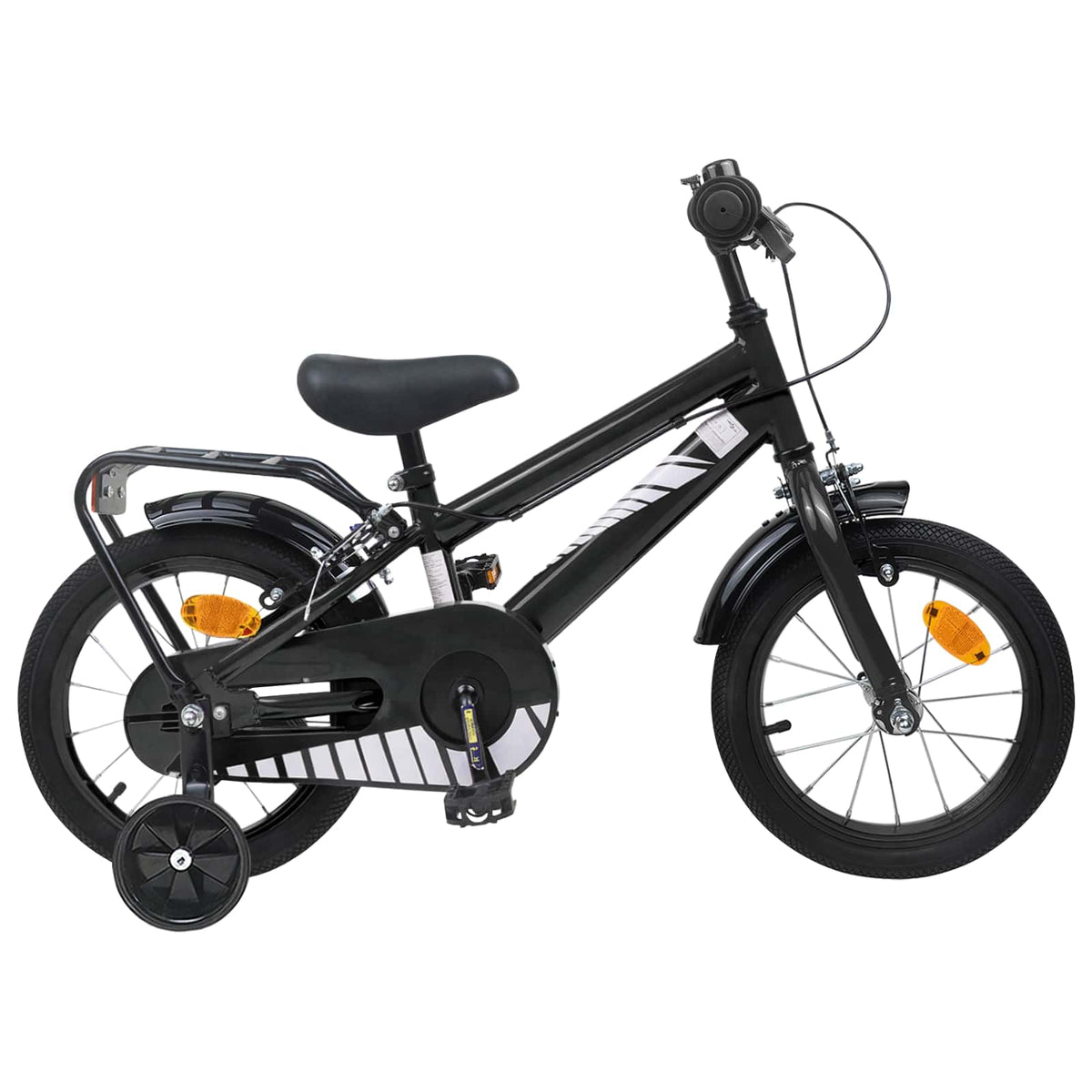 Kinderfiets 12 Inch voor 2-4 jaar oud Zwart is nu te koop bij PeponiXL, paradijselijk wonen!