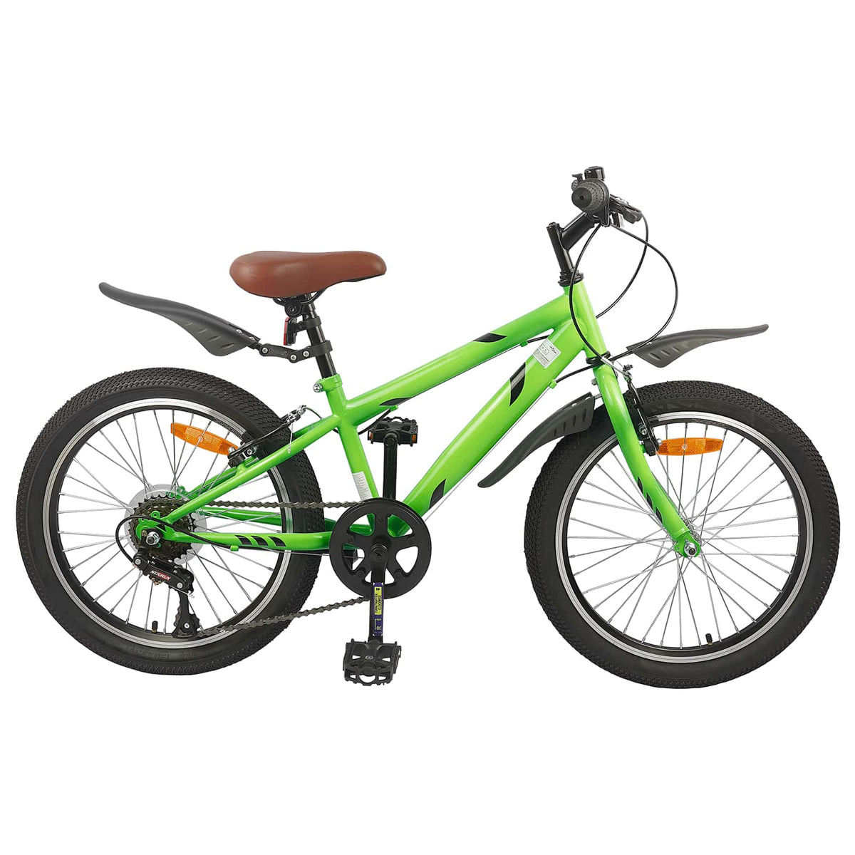 Kinderfiets 20 Inch 6-Speed voor 6-11 jaar oud Groen is nu te koop bij PeponiXL, paradijselijk wonen!
