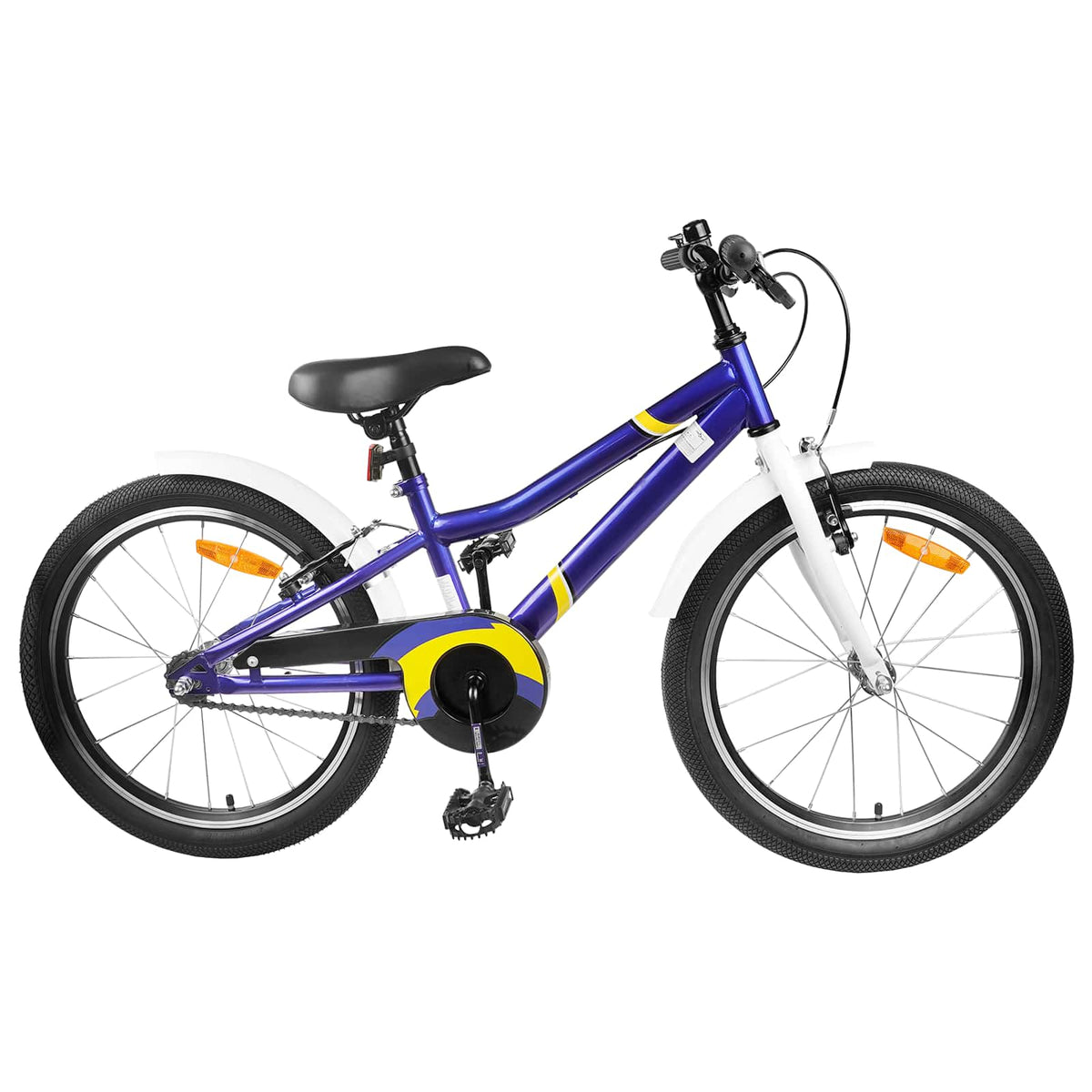 Kinderfiets 20 Inch voor 6-11 jaar oud Blauw Wit is nu te koop bij PeponiXL, paradijselijk wonen!