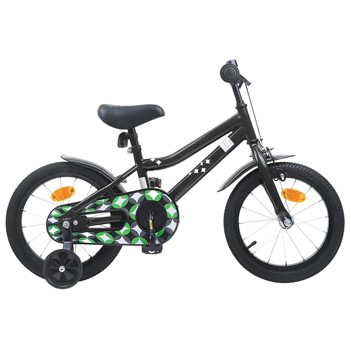 Kinderfiets 16 Inch voor 4-6 jaar oud Zwart is nu te koop bij PeponiXL, paradijselijk wonen!