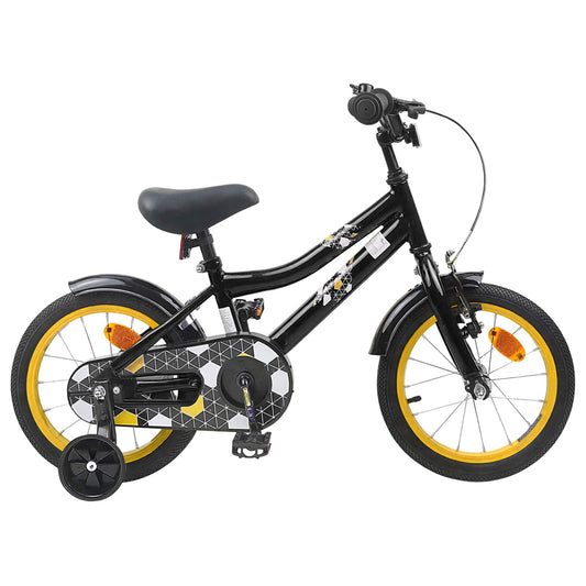 Kinderfiets 16 Inch voor 4-6 jaar oud Zwart is nu te koop bij PeponiXL, paradijselijk wonen!