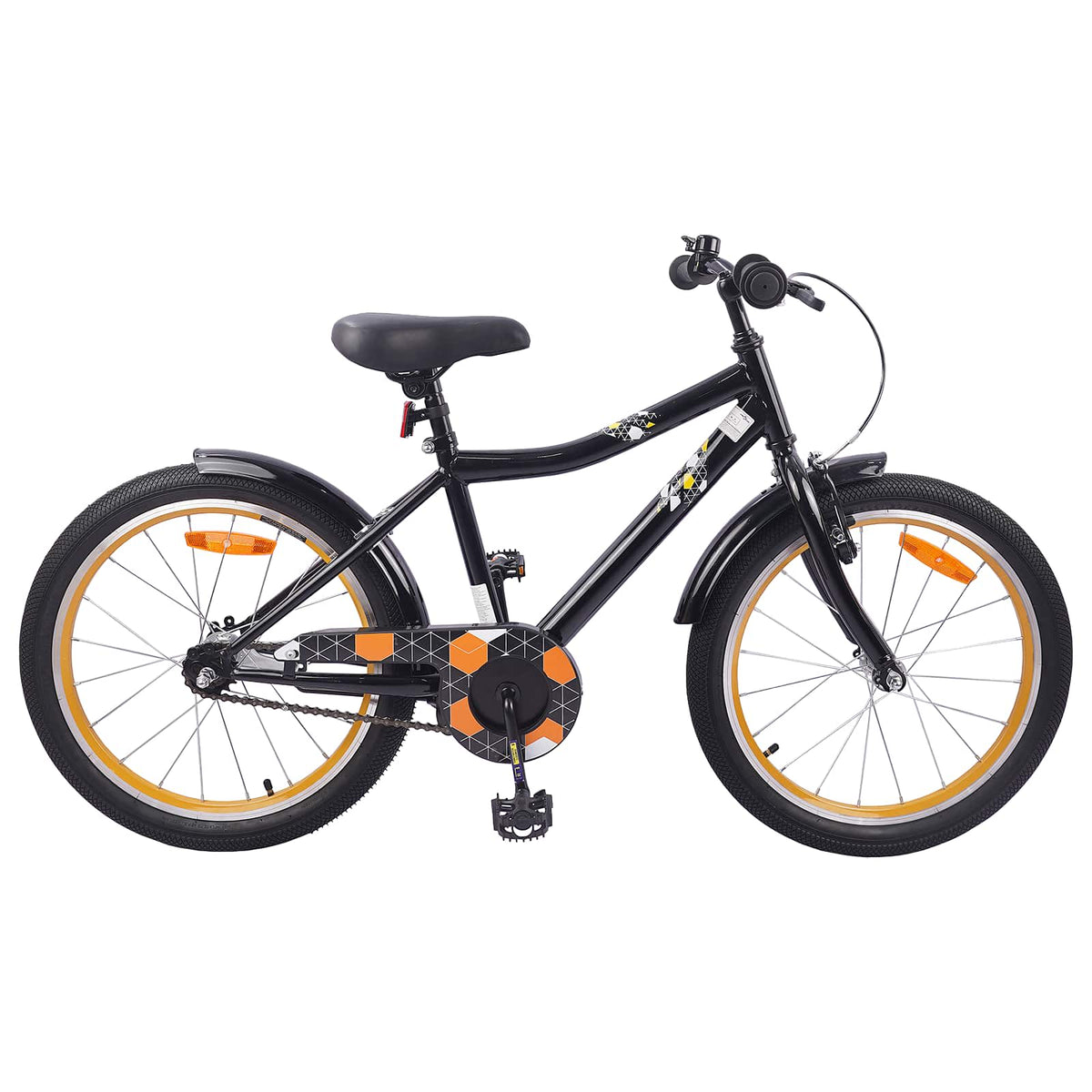 Kinderfiets 20 Inch voor 6-11 jaar oud Zwart is nu te koop bij PeponiXL, paradijselijk wonen!