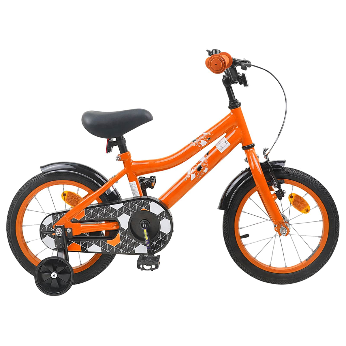 Kinderfiets 16 Inch voor 4-6 jaar oud Oranje is nu te koop bij PeponiXL, paradijselijk wonen!