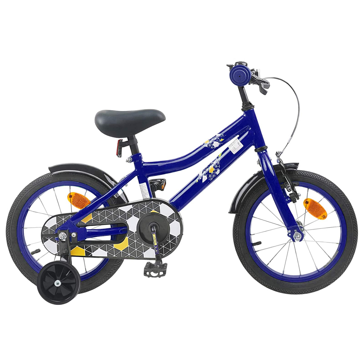 Kinderfiets 14 Inch voor 3-5 jaar oud Donkerblauw is nu te koop bij PeponiXL, paradijselijk wonen!