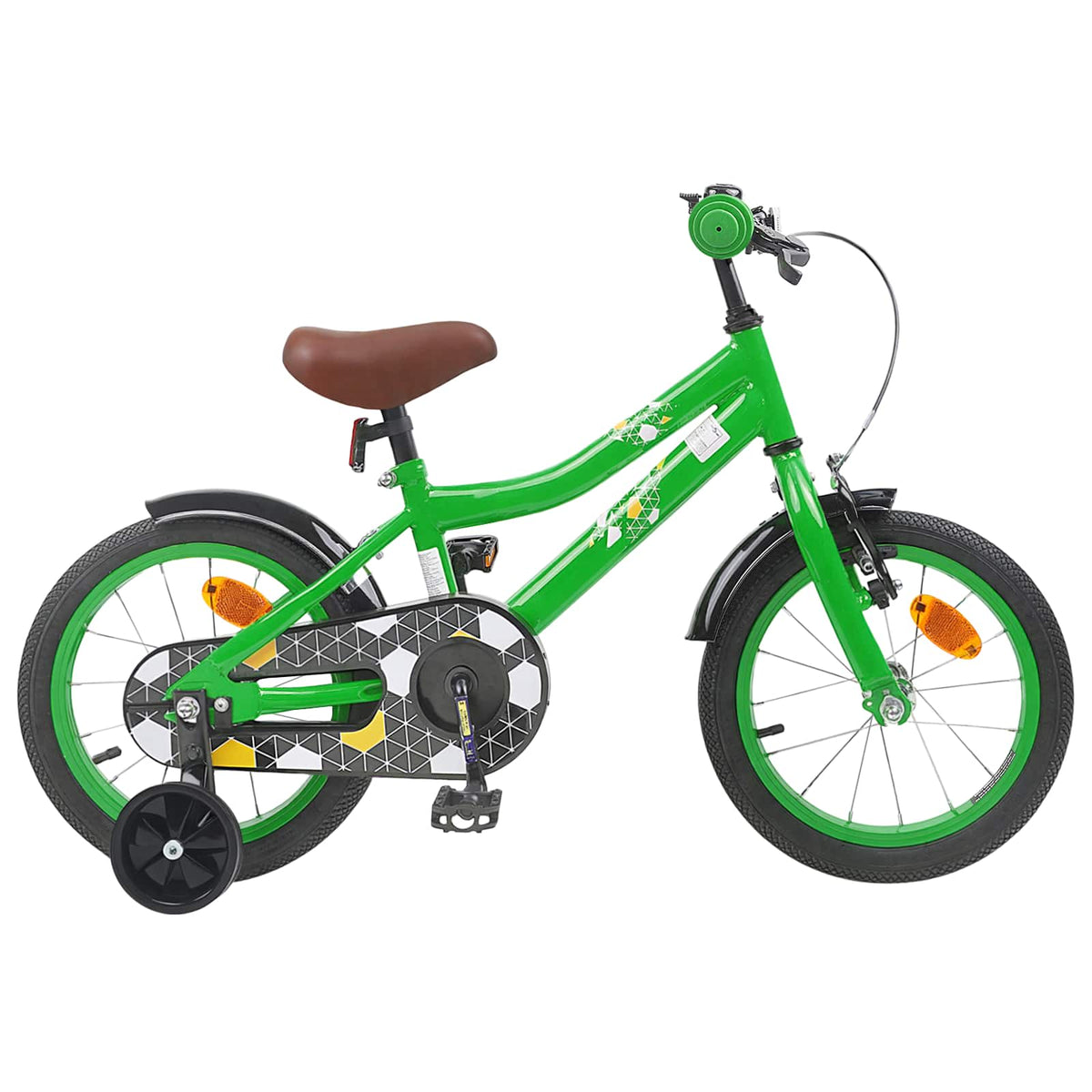 Kinderfiets 14 Inch voor 3-5 jaar oud Groen is nu te koop bij PeponiXL, paradijselijk wonen!