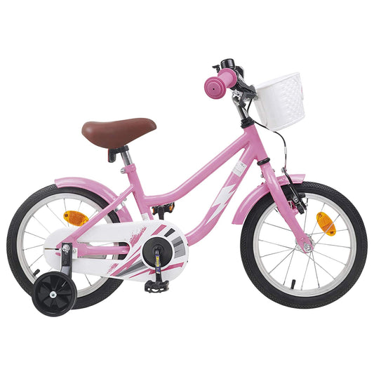 Kinderfiets 14 Inch voor 3-5 jaar oud Lichtroze is nu te koop bij PeponiXL, paradijselijk wonen!