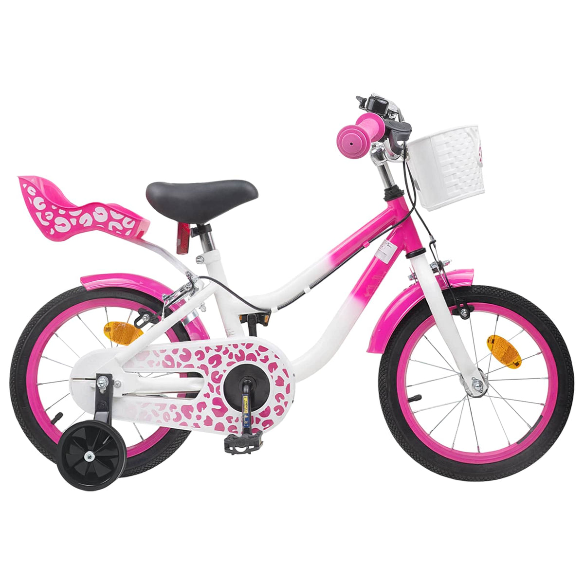 Kinderfiets Met Zijwieltjes 16 Inch voor 4-6 jaar oud Roze is nu te koop bij PeponiXL, paradijselijk wonen!