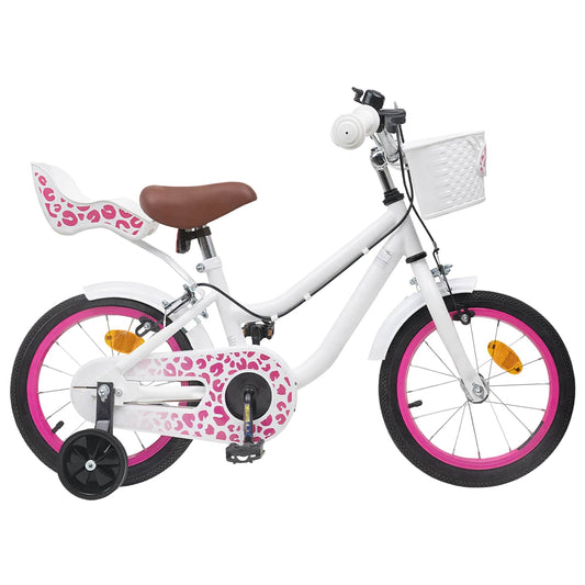 Kinderfiets Met Zijwieltjes 16 Inch voor 4-6 jaar oud Wit is nu te koop bij PeponiXL, paradijselijk wonen!
