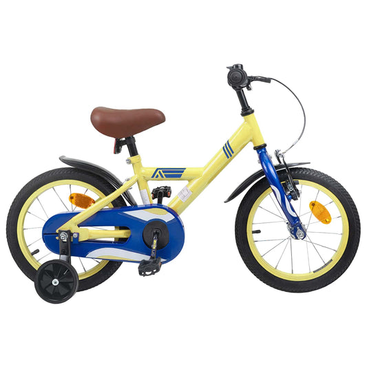Kinderfiets 14 Inch voor 3-5 jaar oud Geel is nu te koop bij PeponiXL, paradijselijk wonen!
