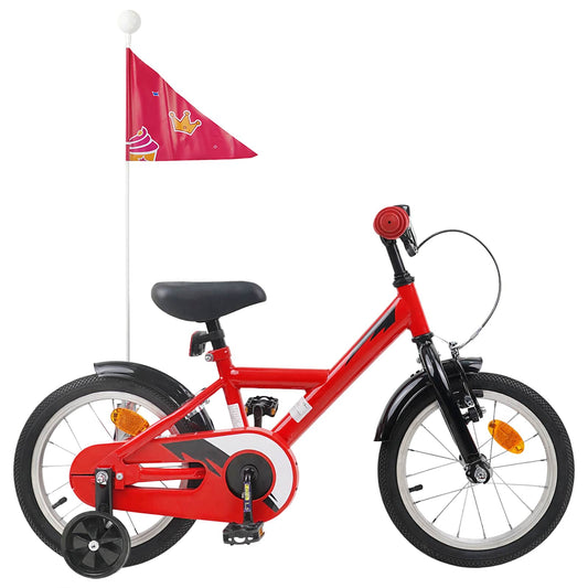 Kinderfiets 14 Inch voor 3-5 jaar oud Rood is nu te koop bij PeponiXL, paradijselijk wonen!