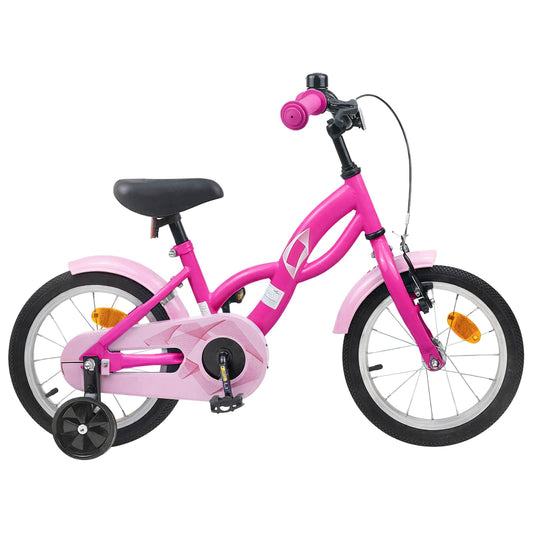 Kinderfiets 16 Inch voor 4-6 jaar oud Donkerroze is nu te koop bij PeponiXL, paradijselijk wonen!